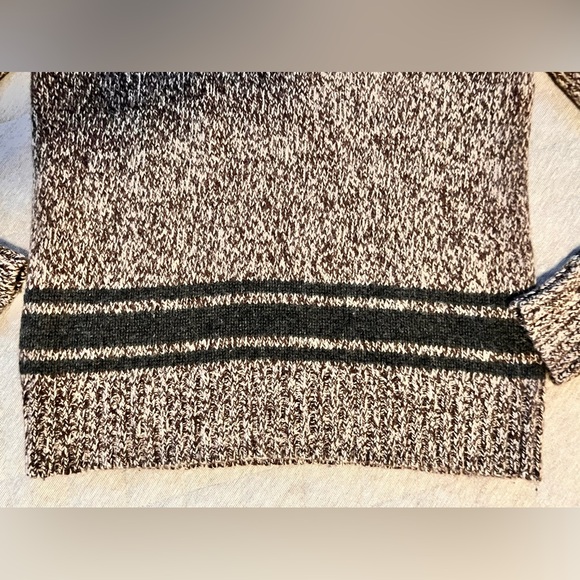 EDDIE BAUER Vtg Mens Small Chunky Woven Lamb’s Wool Sweater Excellent Condition - Picture 4 of 12